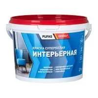 ПУФАС Краска интерьерная белая Decoself мороз. (1,72л=2,7кг) КИ — фото
