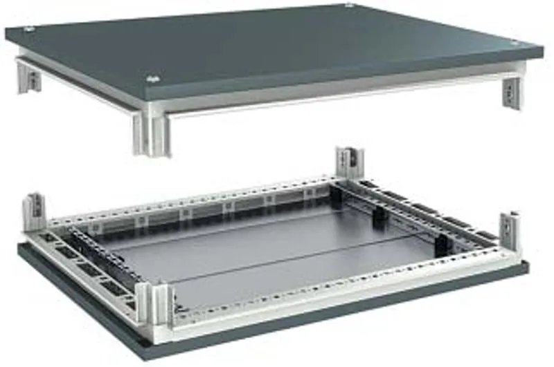 Комплект, крыша и основание, для шкафов CQE, 800 x 400 мм | R5RKTB84 | DKC - (ротация на CQE N -  R5NKTB84 ) — фото