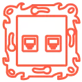 Категория Компьютерные розетки (RJ45) — строительные материалы
