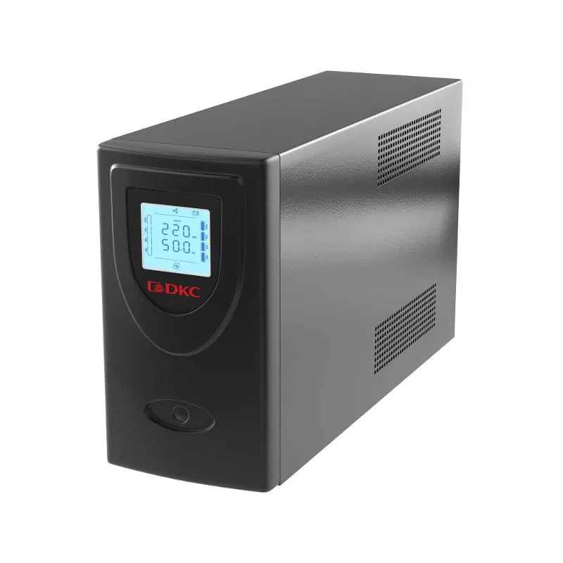 ИБП Info LCD, 2000 ВА, IEC (2), Schuko (2), USB + RJ45 | INFOLCD2000SI | DKC — фото