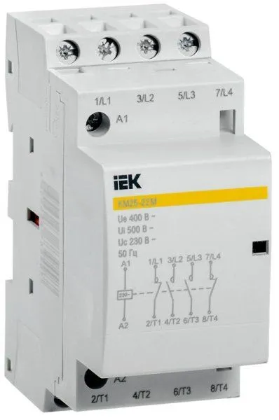Контактор модульный КМ25-22М AC IEK | MKK11-25-22 | IEK — фото