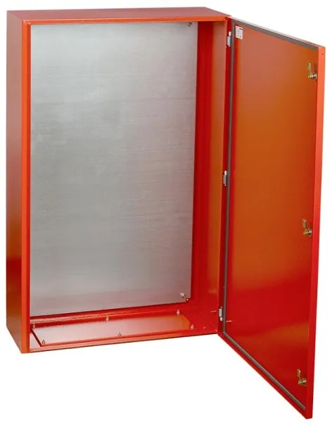 Щит с монтажной панелью ЩМП-5-0 У2 IP54 RAL 3020 (1000х650х285) красный | IND-YKM40-05-54 | IEK — фото
