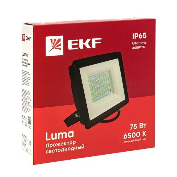 Прожектор светодиодный СДО-3005 75Вт 6500К IP65 EKF Basic | FLL-3005-75-6500 | EKF — фото