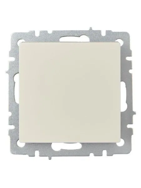 BRITE Выключатель 1-клавишный 10А ВС10-1-0-БрКр бежевый | BR-V10-0-10-K10 | IEK — фото