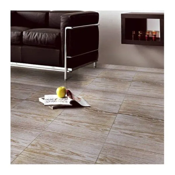 АКСИМА Лофт Вуд br Плитка напольная 327х327х8мм глазурованная Орех, серия Люкс — фото