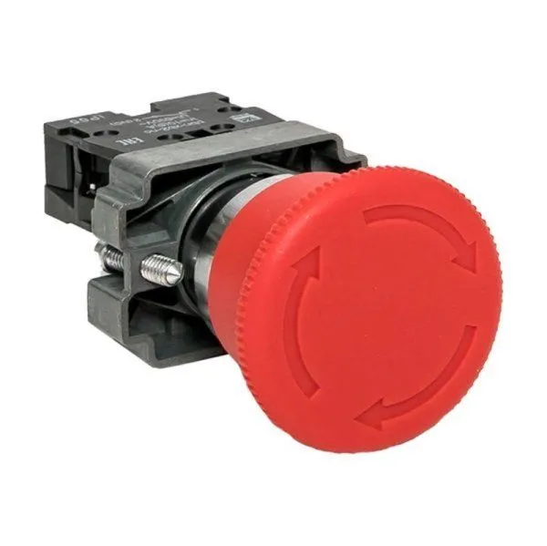 Кнопка BS542 поворотная красная грибок NC IP65 PROxima | xb2-bs542-65 | EKF — фото