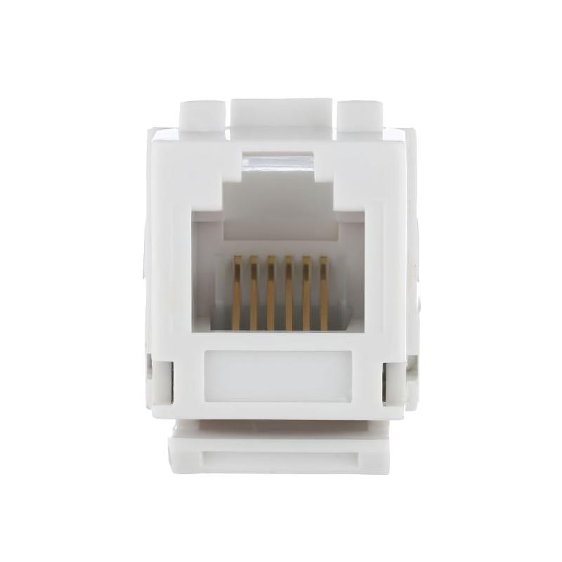 Механизм розетки компьютерной RJ-45, кат.5е, UTP модуль (8 контакта) LK45 | 856100 | Ecoplast — фото