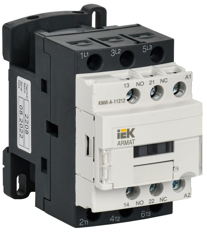 ARMAT Контактор КМИ-А-11212 LC1D 12А 230В/АС3 1НО/1НЗ | AR-ACC-11-012-230-11 | IEK — фото