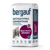 БЕРГАУФ Штукатурка цементная для внутренних и наружных работ Бау Путц Цемент (25кг) — фото