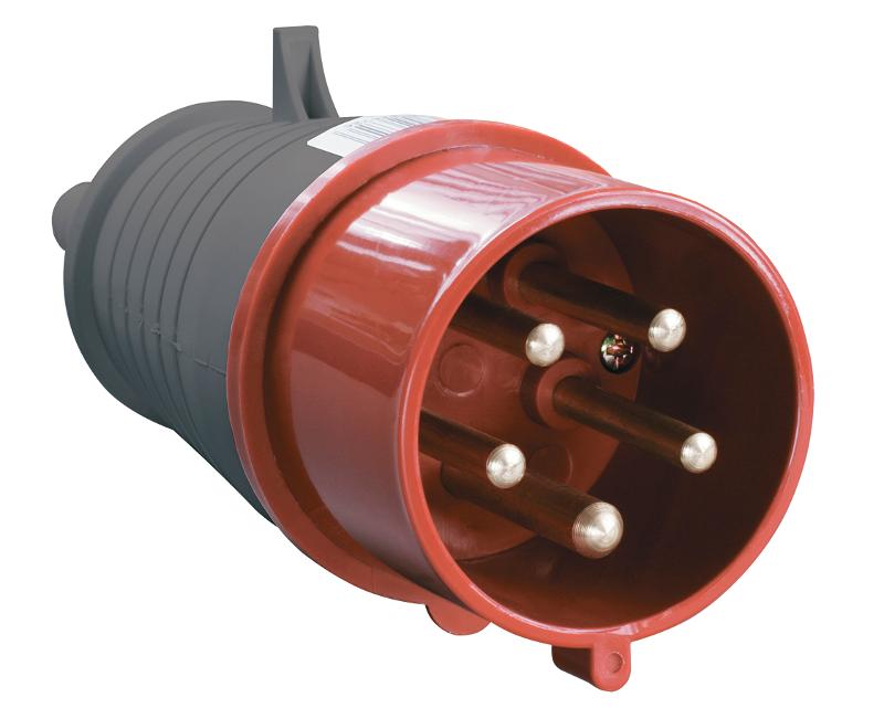 Вилка 025 3Р+РЕ+N 32А 380В IP44 | PSR02-032-5 | IEK — фото