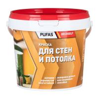 ПУФАС Краска для стен и потолков Decoself мороз. (0,89л=1,4кг) СП — фото