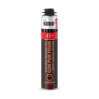КУДО FIRE PROFF 45+ Пена полиуретановая монтажная профессиональная огнестойкая (1л) всесезонная — фото
