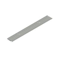 СТАНДАРТПАРК Basic DN100 решетка для лотка 1000х136мм (ДхШ), щелевая оцинк., с возм. крепления 20101 — фото