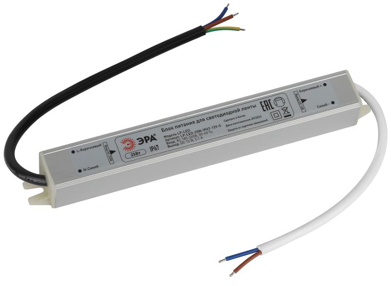 Блок питания  LP-LED 25W-IP67-12V-S | Б0061134 | ЭРА — фото