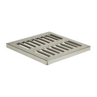 СТАНДАРТПАРК Basic решетка для дождеприемника 280Х280(ДхШ) штамп. оцинк. 33104 — фото