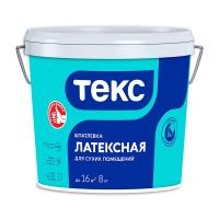 ТЕКС Шпаклевка латексная класс ПРОФИ (8кг) — фото