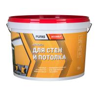 ПУФАС Краска для стен и потолков Decoself мороз. (10л=15,7кг) СП — фото