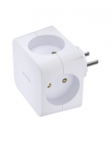 Разветвитель Фотон 1 гнездо AM 16-1E-USB/A2C1 с/з, 16А + 3хUSB 2.4А, белый — фото