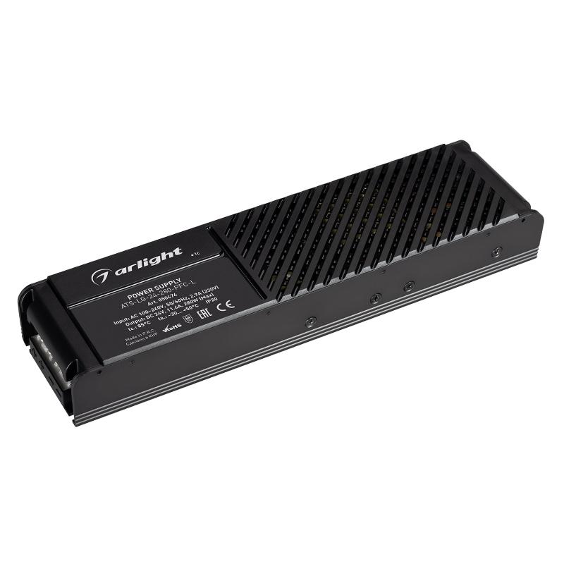 Блок питания ATS-LG-24-280-PFC-L (24V, 11.6A, 280W) (IP20 Сетка, 5 лет) | 050474 | Arlight