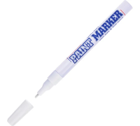 Маркер-краска MunHwa PAINT MARKER SLIM, белый 2мм (SPM-05) | Б0048234 | ЭРА (Энергия света) — фото