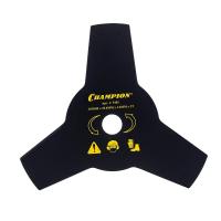 CHAMPION C5101 Нож для бензо/электротриммера 255х25,4х1,6ммх3 зуба, д/жесткой травы и бурьяна — фото
