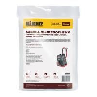 БИБЕР 89831 Мешки однораз. д/пылесосов BOSCH,HITACHI,METABO,ИНТЕРСКОЛ синт.45-50л,(60х70см), уп.5шт — фото