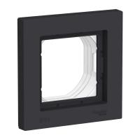 АТЛАС ДИЗАЙН АКВА Рамка 1-постовая, IP44, карбон. SE ATN441001