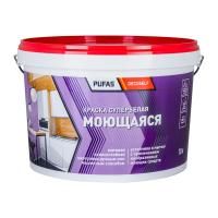 ПУФАС Краска моющаяся белая Decoself мороз. (10л=14,7кг) КМ — фото