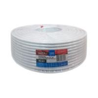 Кабель TV коаксиальный RG-6, 75 Ом, омедненный, белый (бухта-100п.м.) — фото