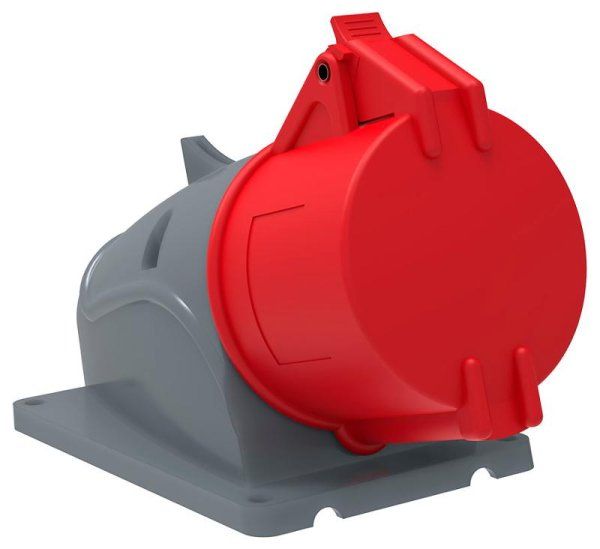 Розетка стационарная ССИ-125 32А-6ч/200/346-240/415В 3Р+РЕ+N IP44 MAGNUM | PSN12-032-5 | IEK — фото