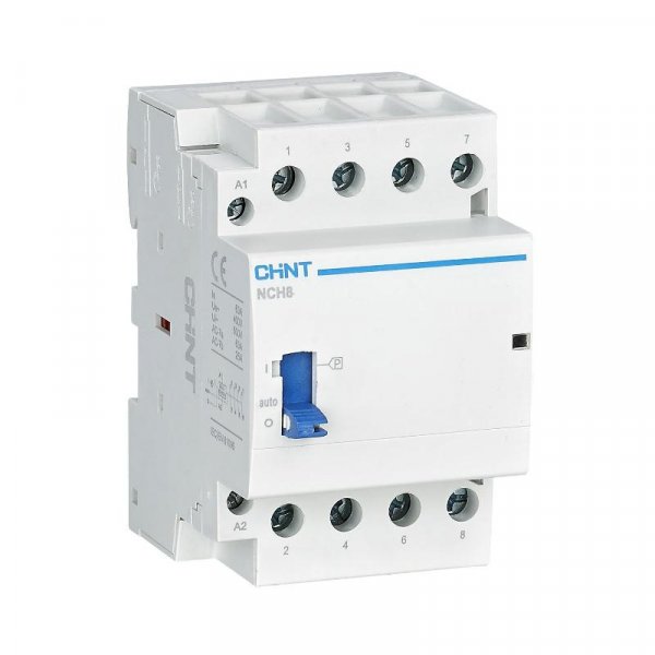 Контактор модульный с ручн. упр. NCH8-40M/40 AC220-240V 50/60Hz (R) | 257502 | ЧИНТ (CHINT) — фото
