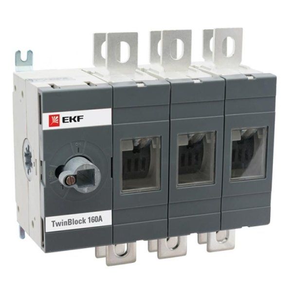 Рубильник 630A 3P реверсивный без рукоятки управления TwinBlock EKF | tb-s-630-3p-rev | EKF — фото