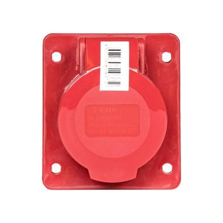 Розетка стационарная внутренняя 415 3Р+РЕ+N 16А 380В IP44 EKF PROxima | ps-415-16-380 | EKF — фото