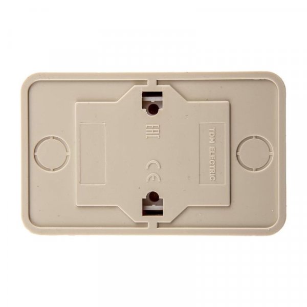 ЛАДОГА Розетка о/у, 2 гнезда, с/з, 16А, 230В, IP20, светлое дерево. SQ1801-0052 — фото