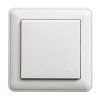 W59 Aqua Белый Розетка с заземлением с крышкой с защитными шторками IP44 (в сборе) | RS16-152B-18 | SE — фото