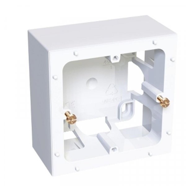 КОРОБКА НАР.МОНТАЖА 1X45 H=40ММ R9003 | ALB44440 | Schneider Electric — фото