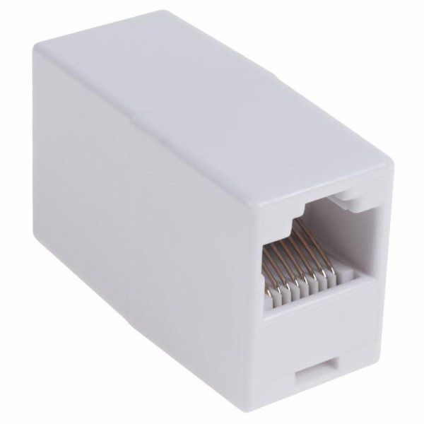 Кoмпьютерный проходник RJ-45(8P-8C) cat 5e, (гнездо-гнездо)  PROconnect | 03-0101-4 | REXANT — фото