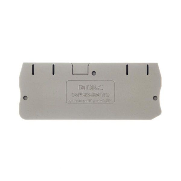 Изолятор торцевой для клеммы VPR-2.5-QUATTRO | D-VPR-2.5-QUATTRO | DKC — фото