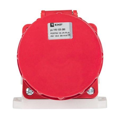Розетка стационарная наружная 145 3Р+РЕ+N 125А 380В IP67 EKF PROxima | ps-145-125-380 | EKF — фото