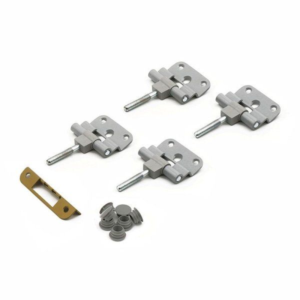 ОЛОВИ Коробка крашеная Серая RAL7040 М12,4 (1222х2084) 38х85мм с фурн. 4 петли (с притвором) — фото