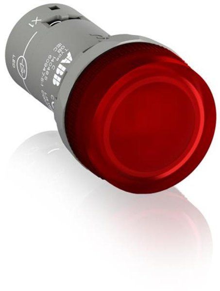 Лампа CL2-501R красная со встроенным светодиодом 12В DC|1SFA619403R5011| ABB — фото