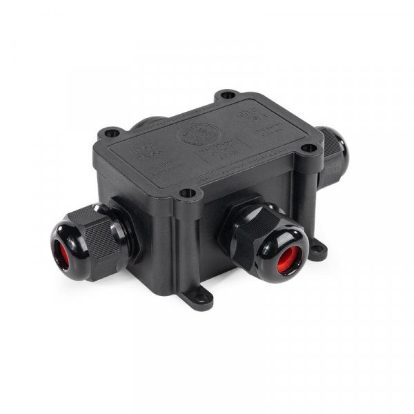 Коробка распределительная герметичная MG Box S-4 IP68 110х80х38мм, вводы М16 - 4 шт., негорючая, ЗВИ 3пары  0,5–2,5 мм.кв. | 89511 | Fortisflex — фото