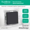 AtlasDesign Карбон Переключатель 1-клавишный, сх.6, 10АХ, механизм | ATN001061 | SE — фото