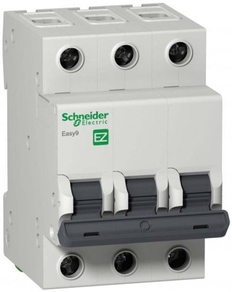 Выключатель автоматический трехполюсный EASY 9 16А C 4,5кА | EZ9F34316 | Schneider Electric