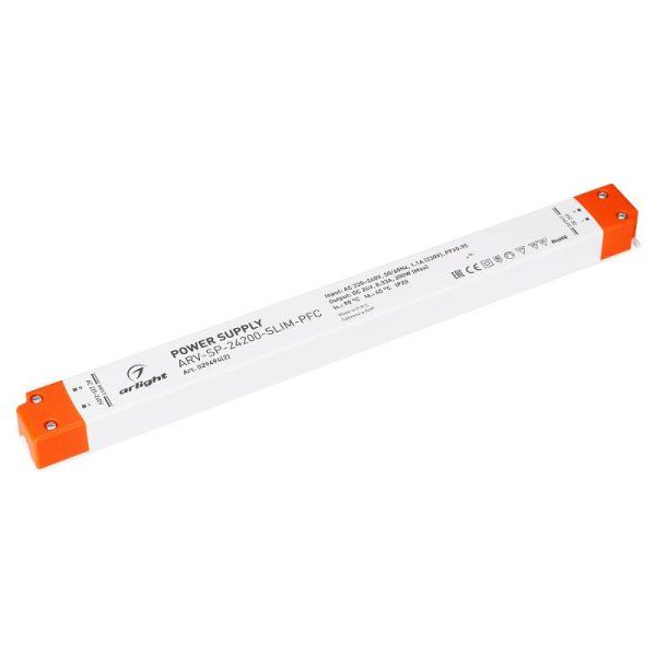 Блок питания ARV-SP-24200-SLIM-PFC (24V, 8.33A, 200W) (Arlight, IP20 Пластик, 5 лет) | 029494(2) | Arlight