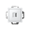 AtlasDesign Белый Розетка HDMI, тип А-А, механизм | ATN000180 | SE — фото