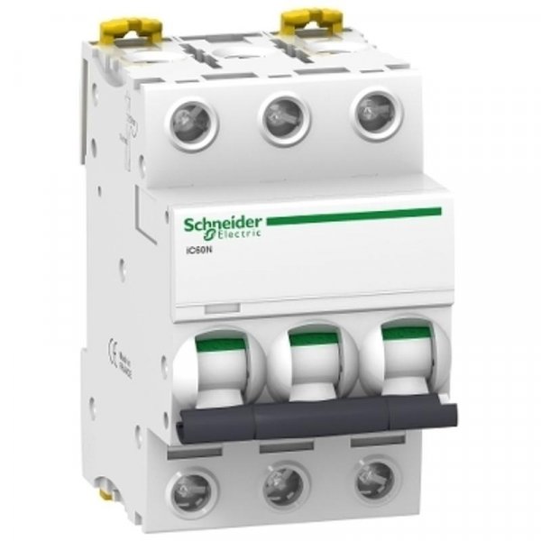 Выключатель автоматический трехполюсный iC60N 20А C 6кА | A9F79320 | Schneider Electric — фото