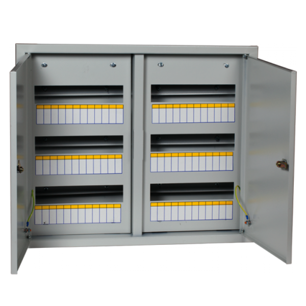 Щит распределительный встраиваемый ЩРВ-72 (ВхШхГ) 520х605х120мм IP31 PROxima двухдверный | mb11-72 | EKF — фото