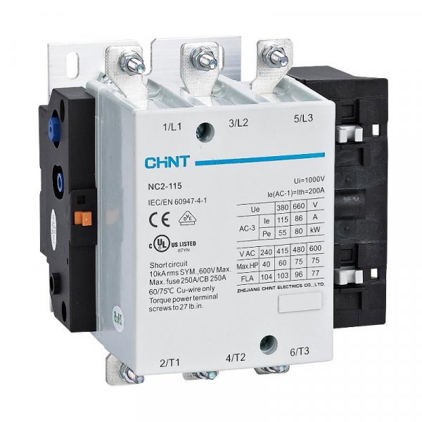 Контактор NC2-115 115A 230В/АС3 50Гц (R). | 671433 | ЧИНТ (CHINT)