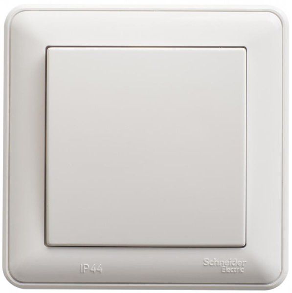 W59 Aqua Белый Переключатель 1-клавишный, 10AX, IP44, (в сборе) | VS610-156B-18 | SE — фото